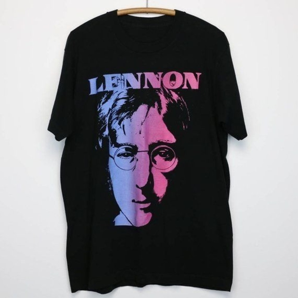 John Lennon Shirt Tshirt 1980s Memorial Tee